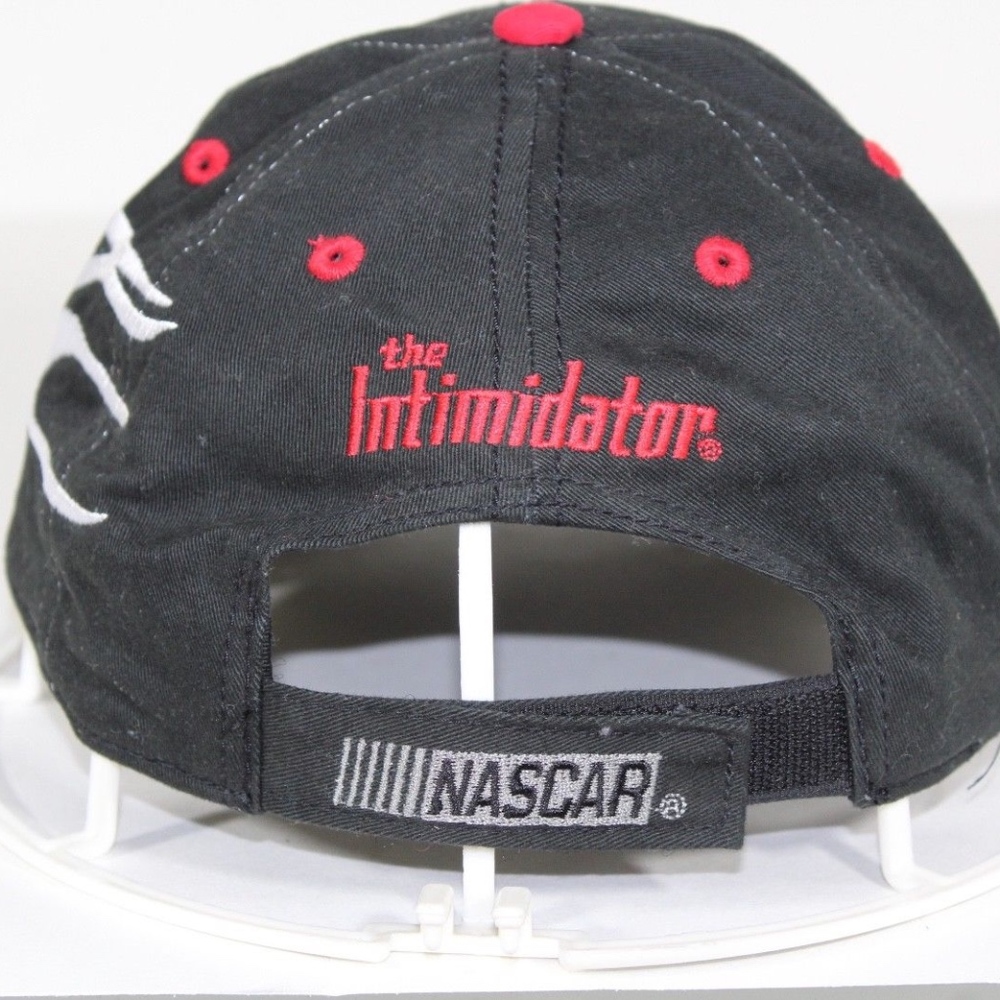 Vintage Dale Earnhardt Nascar Flames Hat Cap Black - Picture 7 of 7